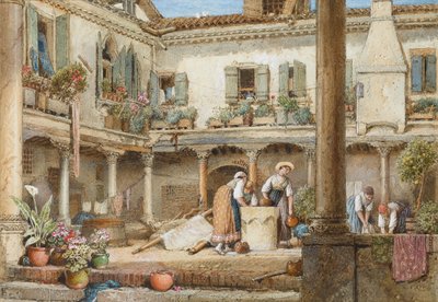Abbazia San Gregorio, Venice by Myles Birket Foster